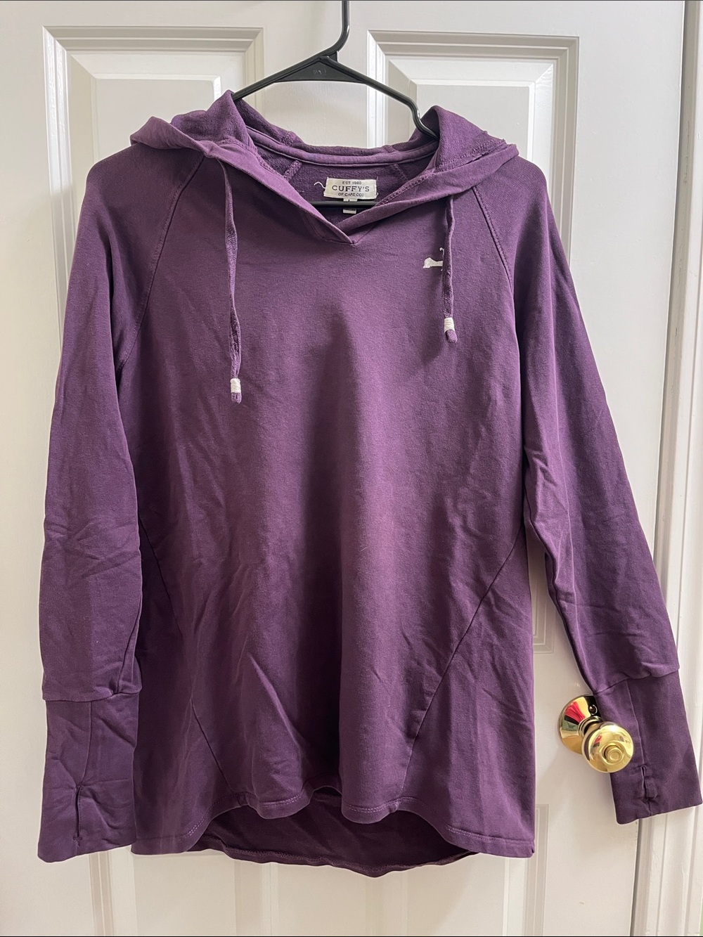 Cuffys Cape Cod Lightweight Purple Hoodie Pullover